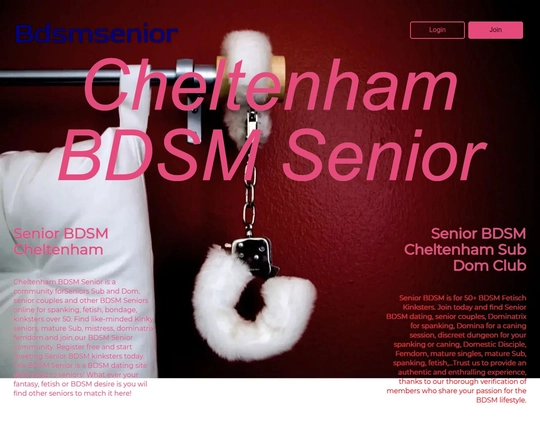 Cheltenham Senior BDSM Logo