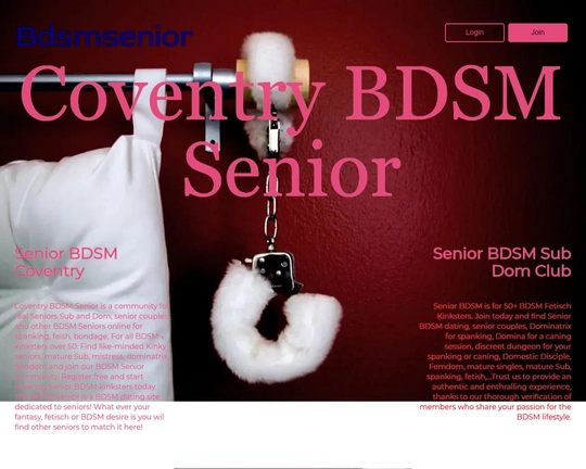 Senior BDSM Coventry Logo