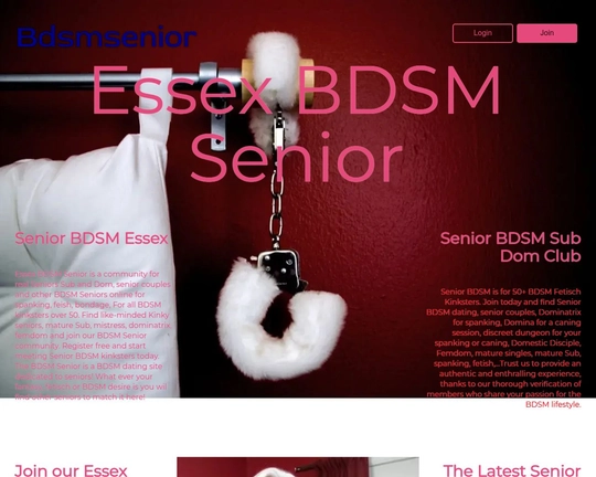 Senior BDSM Essex Logo